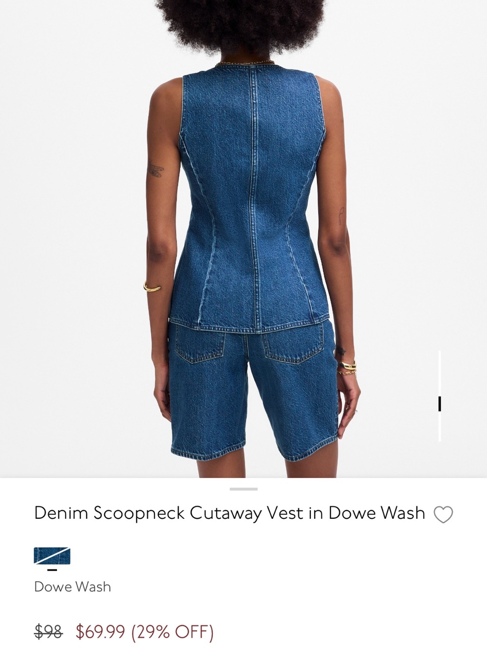 Madewell Denim Vest - Picture 4 of 12